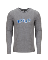 Hamilton Southeastern HS Track & Field Custom Logo - Tri-Blend Long Sleeve