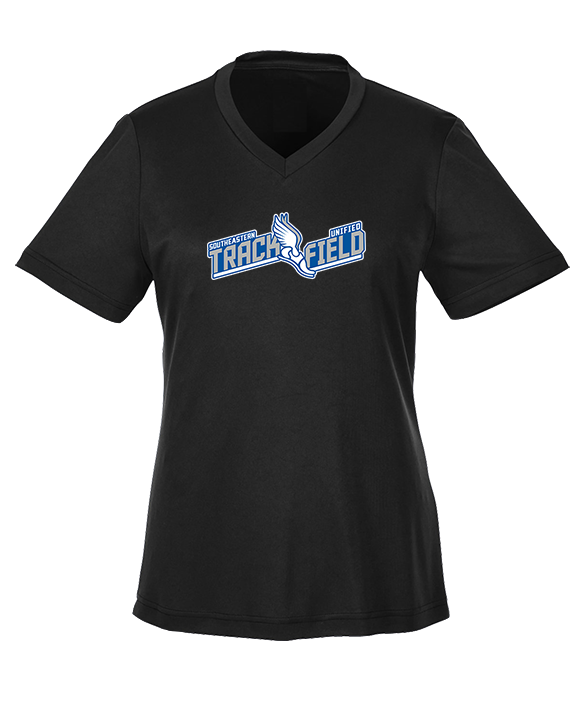 Hamilton Southeastern HS Track & Field Custom Logo - Womens Performance Shirt