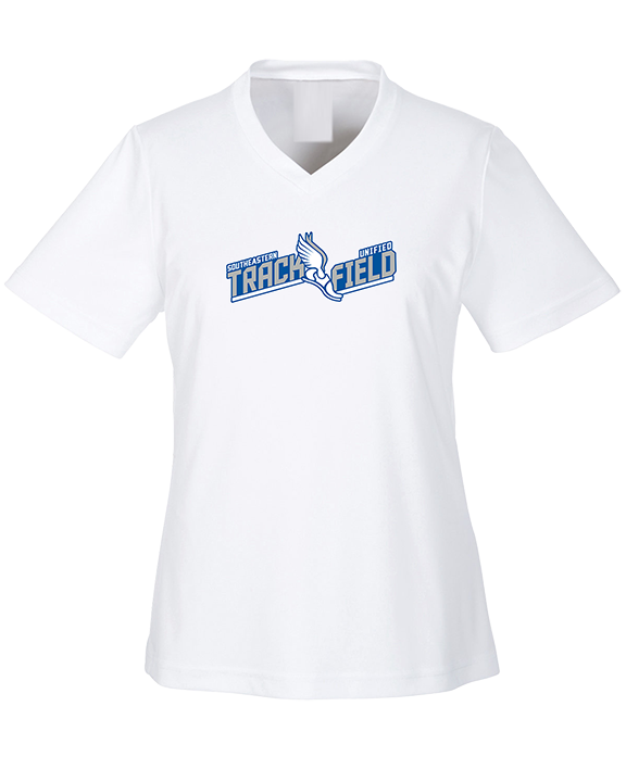 Hamilton Southeastern HS Track & Field Custom Logo - Womens Performance Shirt