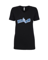 Hamilton Southeastern HS Track & Field Custom Logo - Womens Vneck