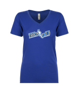 Hamilton Southeastern HS Track & Field Custom Logo - Womens Vneck