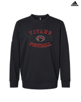 Gunn HS Football Curve - Mens Adidas Crewneck