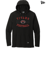 Gunn HS Football Curve - New Era Tri-Blend Hoodie