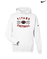 Gunn HS Football Curve - Nike Club Fleece Hoodie