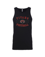 Gunn HS Football Curve - Tank Top