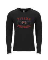 Gunn HS Football Curve - Tri-Blend Long Sleeve