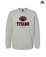 Gunn HS Football Shadow - Mens Adidas Crewneck