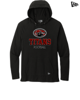 Gunn HS Football Shadow - New Era Tri-Blend Hoodie