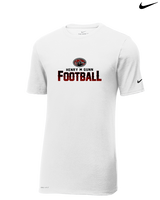 Gunn HS Football Splatter - Mens Nike Cotton Poly Tee