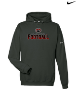 Gunn HS Football Splatter - Nike Club Fleece Hoodie