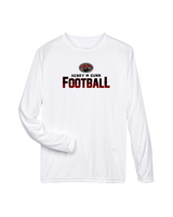 Gunn HS Football Splatter - Performance Longsleeve