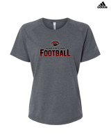 Gunn HS Football Splatter - Womens Adidas Performance Shirt