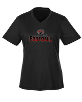 Gunn HS Football Splatter - Womens Performance Shirt