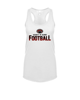 Gunn HS Football Splatter - Womens Tank Top