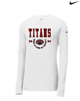 Gunn HS Football Swoop - Mens Nike Longsleeve