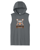 Herrin Jr HS Baseball Stacked - Sport-Tek Competitor Sleeveless Hoodie