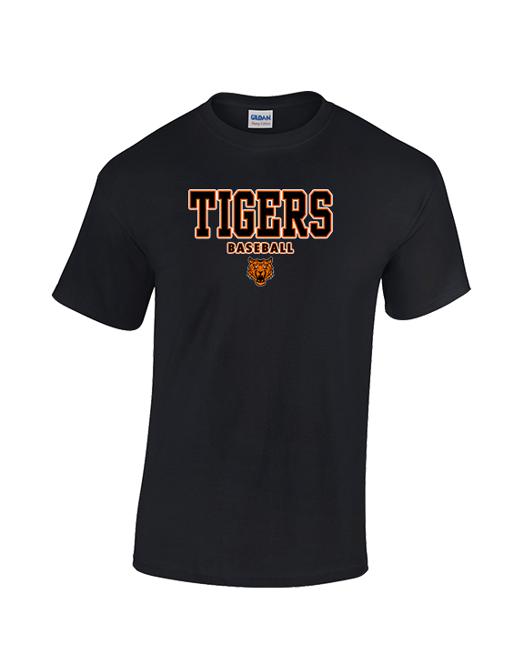 Herrin Jr HS Baseball Block - Cotton T-Shirt