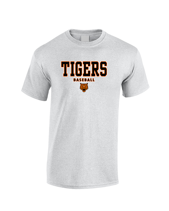 Herrin Jr HS Baseball Block - Cotton T-Shirt