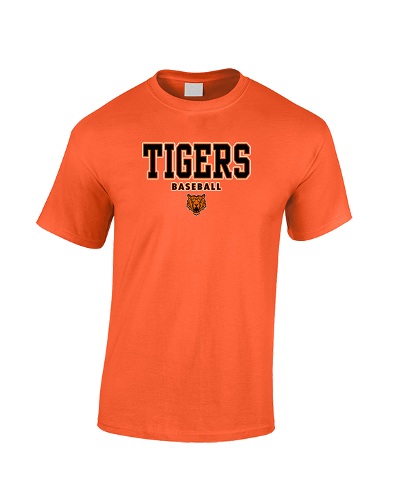 Herrin Jr HS Baseball Block - Cotton T-Shirt
