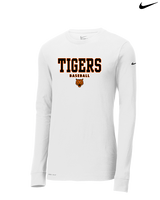 Herrin Jr HS Baseball Block - Mens Nike Longsleeve