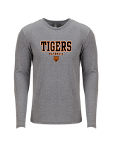 Herrin Jr HS Baseball Block - Tri-Blend Long Sleeve