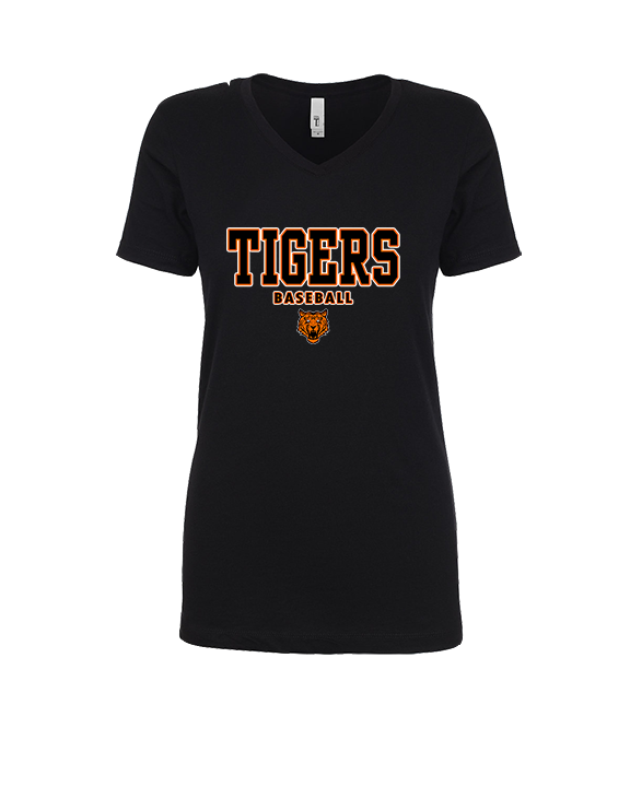 Herrin Jr HS Baseball Block - Womens Vneck