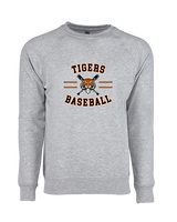 Herrin Jr HS Baseball Curve - Crewneck Sweatshirt