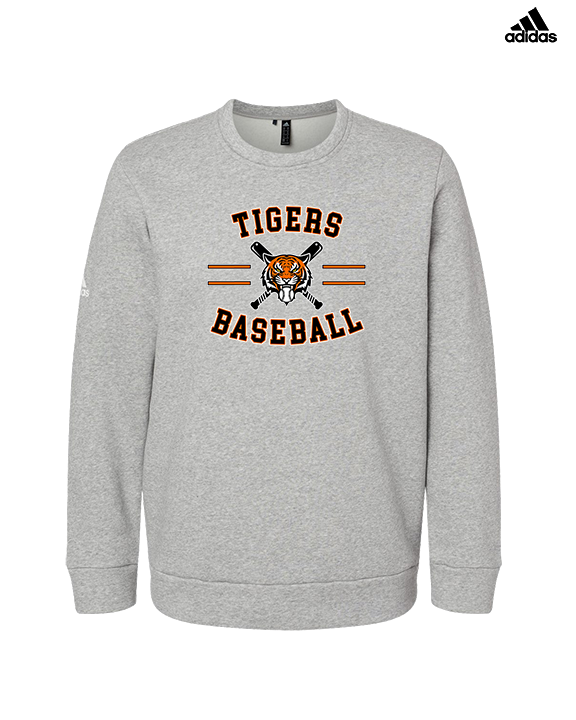 Herrin Jr HS Baseball Curve - Mens Adidas Crewneck