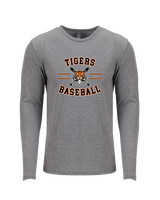 Herrin Jr HS Baseball Curve - Tri-Blend Long Sleeve