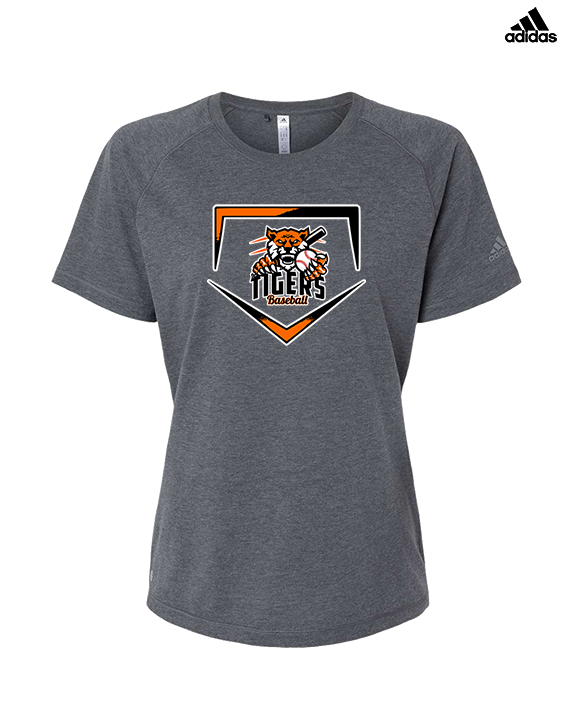 Herrin Jr HS Baseball Plate - Womens Adidas Performance Shirt