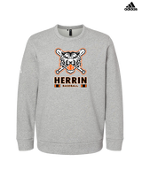 Herrin Jr HS Baseball Stacked - Mens Adidas Crewneck