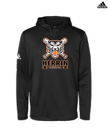 Herrin Jr HS Baseball Stacked - Mens Adidas Hoodie