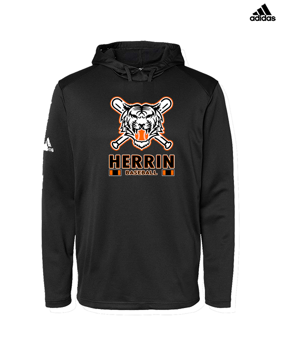 Herrin Jr HS Baseball Stacked - Mens Adidas Hoodie