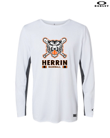 Herrin Jr HS Baseball Stacked - Mens Oakley Longsleeve