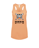 Herrin Jr HS Baseball Stacked - Womens Tank Top