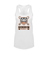 Herrin Jr HS Baseball Stacked - Womens Tank Top