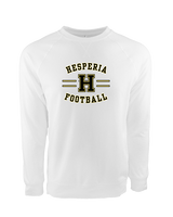 Hesperia HS Football Curve - Crewneck Sweatshirt