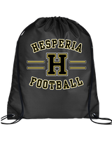 Hesperia HS Football Curve - Drawstring Bag