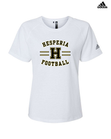 Hesperia HS Football Curve - Womens Adidas Performance Shirt