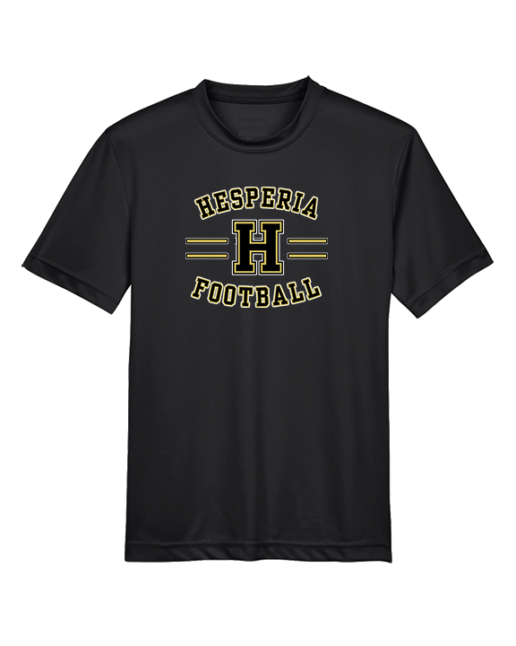 Hesperia HS Football Curve - Youth Performance Shirt