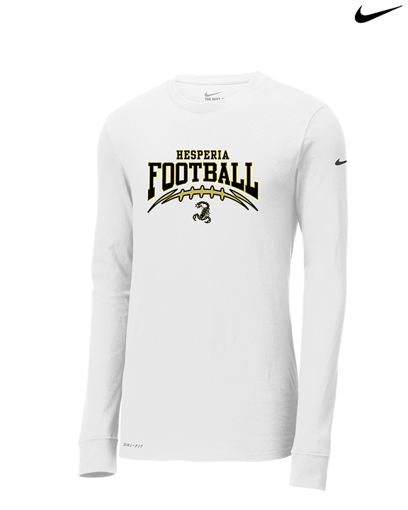 Hesperia HS Football Football - Mens Nike Longsleeve