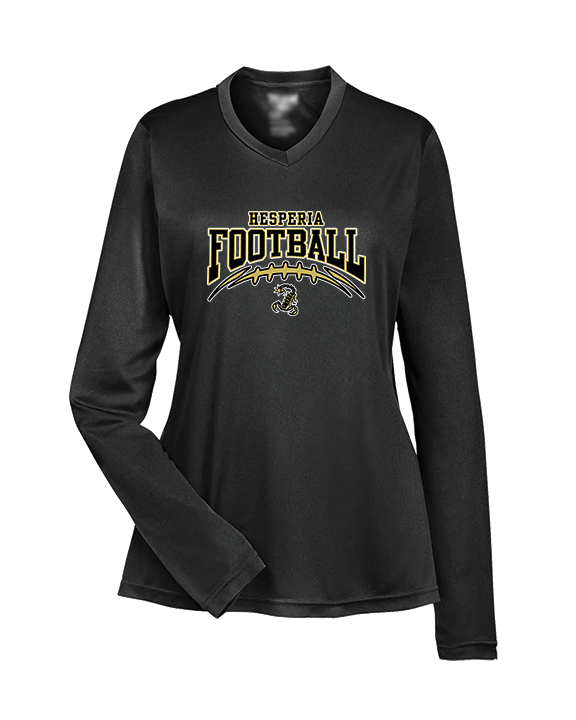 Hesperia HS Football Football - Womens Performance Longsleeve