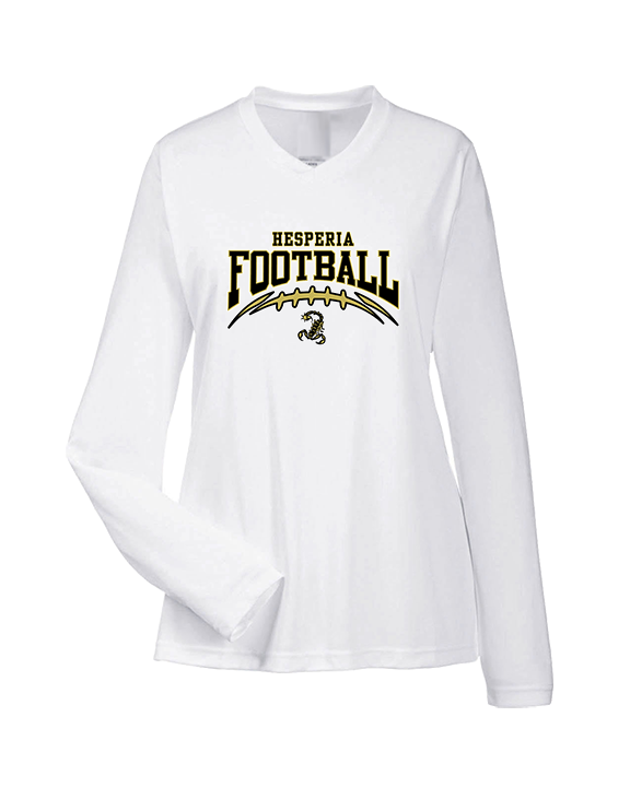 Hesperia HS Football Football - Womens Performance Longsleeve