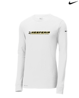 Hesperia HS Football Lines - Mens Nike Longsleeve