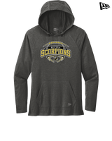 Hesperia HS Football Toss - New Era Tri-Blend Hoodie
