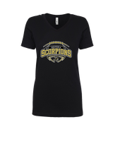 Hesperia HS Football Toss - Womens Vneck
