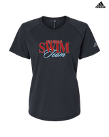 Hillsdale HS Swim C1 - Womens Adidas Performance Shirt