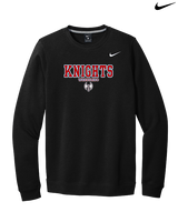 Hillsdale HS Wrestling Block - Mens Nike Crewneck