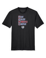 Hillsdale HS Wrestling Eat Sleep Wrestle - Youth Performance Shirt
