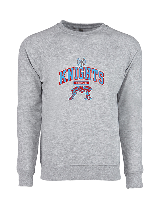 Hillsdale HS Wrestling Outline - Crewneck Sweatshirt